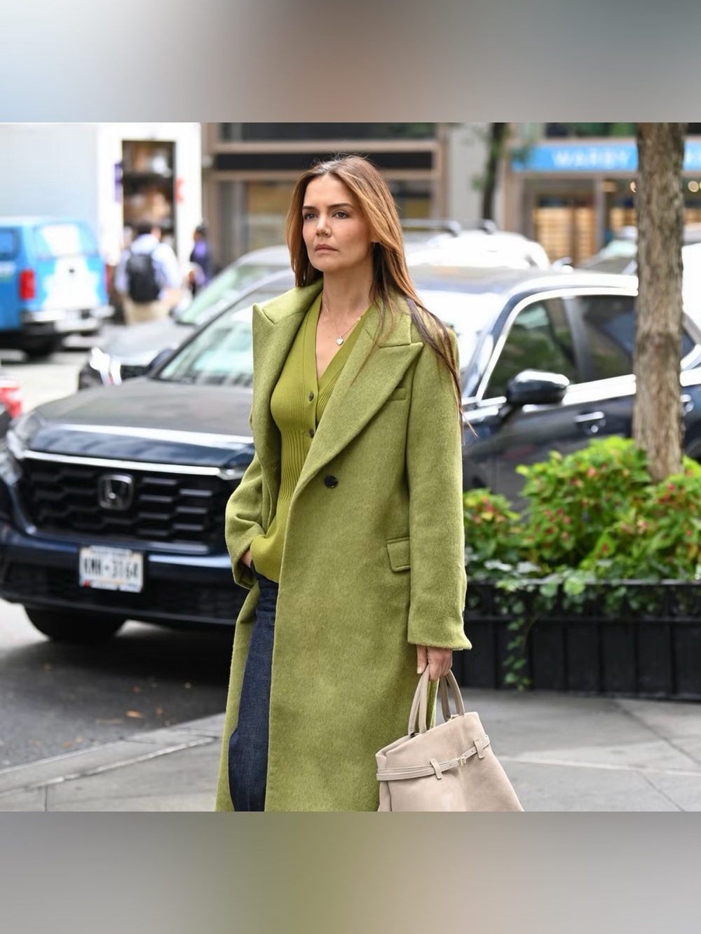 ALIGNE Clay Waisted Cardigan in Olive